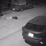 Es arrojada de un auto en marcha