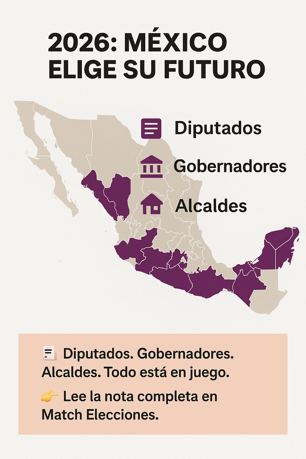 🗳️ 2026: La elección que definirá el futuro de México